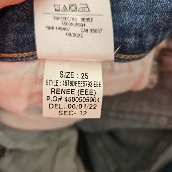 Joe's Jeans Renee High Rise Wide Leg Jeans 25x33½ - Picture 9 of 12